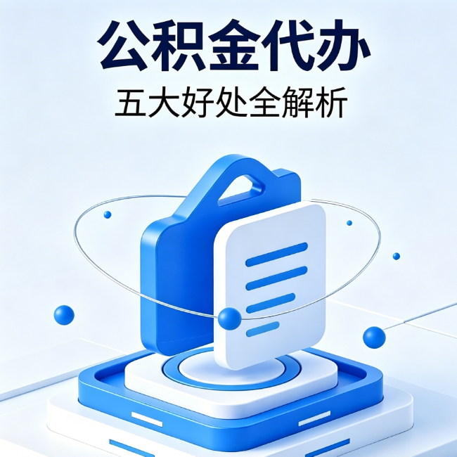 西安公积金代办到底值不值?这5大好处让你少走弯路
